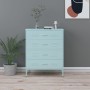 Mintgrüner Schubladenschrank aus Stahl 80x35x101,5 cm von , Schubladen - Ref: Foro24-336203, Preis: 180,54 €, Rabatt: %