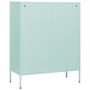 Mintgrüner Schubladenschrank aus Stahl 80x35x101,5 cm von , Schubladen - Ref: Foro24-336203, Preis: 180,54 €, Rabatt: %