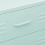 Mintgrüner Schubladenschrank aus Stahl 80x35x101,5 cm von , Schubladen - Ref: Foro24-336203, Preis: 180,54 €, Rabatt: %