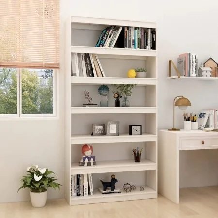 White pine wood space divider shelf 100x30x200 cm by , Bookcases and shelves - Ref: Foro24-808229, Price: 186,70 €, Discount: %