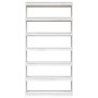 Raumteilerregal aus weißem Kiefernholz, 100 x 30 x 200 cm von , Bücherregale und Regale - Ref: Foro24-808229, Preis: 189,57 €...