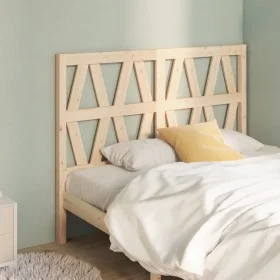 Bettkopfteil aus massivem Kiefernholz, 141 x 4 x 100 cm von , Kopf- und Fußteile - Ref: Foro24-818615, Preis: 51,93 €, Rabatt: %