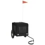 Haustier-Fahrradanhänger, Eisen-Oxford-Stoff, Schwarz von , Kinderwagen für Haustiere - Ref: Foro24-93912, Preis: 105,56 €, R...