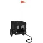 Haustier-Fahrradanhänger, Eisen-Oxford-Stoff, Schwarz von , Kinderwagen für Haustiere - Ref: Foro24-93912, Preis: 105,56 €, R...