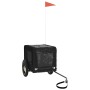 Haustier-Fahrradanhänger, Eisen-Oxford-Stoff, Schwarz von , Kinderwagen für Haustiere - Ref: Foro24-93912, Preis: 93,68 €, Ra...