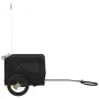 Haustier-Fahrradanhänger, Eisen-Oxford-Stoff, Schwarz von , Kinderwagen für Haustiere - Ref: Foro24-93912, Preis: 105,56 €, R...