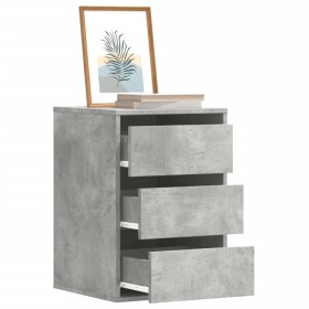 Cajonera de esquina madera ingeniería gris hormigón 40x41x58 cm en Cajoneras | Comprar online en Foro24