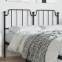 Kopfteil aus schwarzem Metall, 135 cm von , Kopf- und Fußteile - Ref: Foro24-373919, Preis: 30,48 €, Rabatt: %