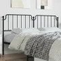 Kopfteil aus schwarzem Metall, 200 cm von , Kopf- und Fußteile - Ref: Foro24-373925, Preis: 33,75 €, Rabatt: %