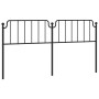 Kopfteil aus schwarzem Metall, 200 cm von , Kopf- und Fußteile - Ref: Foro24-373925, Preis: 34,24 €, Rabatt: %