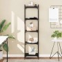 Librería de 5 estantes madera de ingeniería negro 40x30x154 cm by , Bookcases and shelves - Ref: Foro24-837637, Price: 46,59 ...