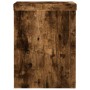 Soportes de plantas 2 uds madera roble ahumado 15x15x20 cm en Soportes para macetas | Comprar online en Foro24