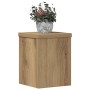 Soportes de plantas 2 uds madera roble artisian 15x15x20 cm en Soportes para macetas | Comprar online en Foro24