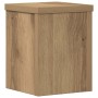 Soportes de plantas 2 uds madera roble artisian 15x15x20 cm en Soportes para macetas | Comprar online en Foro24