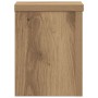 Soportes de plantas 2 uds madera roble artisian 15x15x20 cm en Soportes para macetas | Comprar online en Foro24