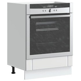 Mueble de horno Lucca blanco madera reconstituida en Armarios de cocina | Comprar online en Foro24