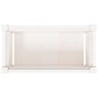 Massive weiße Kiefernholz-Pflanzschale 60x31x31 cm von , Töpfe und Pflanzgefäße - Ref: Foro24-837441, Preis: 49,66 €, Rabatt: %