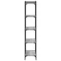 Librería 5 estantes madera ingeniería gris Sonoma 80x30x154 cm de , Librerías y estanterías - Ref: Foro24-837680, Precio: 69,...