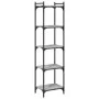 Librería 5 estantes madera ingeniería gris Sonoma 40x30x154 cm de , Librerías y estanterías - Ref: Foro24-837640, Precio: 52,...