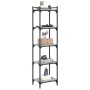 Bücherregal 5 Regale aus grauem Sonoma-Ingenieurholz 40x30x154 cm von , Bücherregale und Regale - Ref: Foro24-837640, Preis: ...