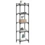 Librería 5 estantes madera ingeniería gris Sonoma 40x30x154 cm de , Librerías y estanterías - Ref: Foro24-837640, Precio: 52,...