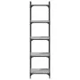 Librería 5 estantes madera ingeniería gris Sonoma 40x30x154 cm de , Librerías y estanterías - Ref: Foro24-837640, Precio: 52,...