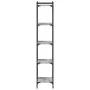 Librería 5 estantes madera ingeniería gris Sonoma 40x30x154 cm de , Librerías y estanterías - Ref: Foro24-837640, Precio: 52,...
