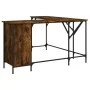 Escritorio madera de ingeniería roble ahumado 141x141x75 cm by , Desks - Ref: Foro24-837599, Price: 95,77 €, Discount: %