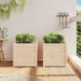 Außenblumenkästen, 2 Stück Massivholz aus Kiefer von , Töpfe und Pflanzgefäße - Ref: Foro24-837415, Preis: 103,98 €, Rabatt: %