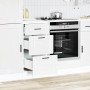 Mueble bajo de cocina Porto madera contrachapada blanca en Armarios de cocina | Comprar online en Foro24