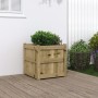 Massive imprägnierte Kiefernholz-Pflanzschale 50x50x50 cm von , Töpfe und Pflanzgefäße - Ref: Foro24-837422, Preis: 64,07 €, ...