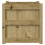 Massive imprägnierte Kiefernholz-Pflanzschale 50x50x50 cm von , Töpfe und Pflanzgefäße - Ref: Foro24-837422, Preis: 64,07 €, ...