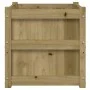 Jardinera madera maciza de pino impregnada 50x50x50 cm by , Pots and planters - Ref: Foro24-837422, Price: 63,54 €, Discount: %