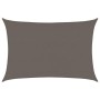 Toldo de vela gris antracita HDPE 160 g/m² 3,5x4,5 m