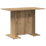 Mesa de comedor madera ingeniería roble artisan 110x60x75 cm en Mesas de cocina y de comedor | Comprar online en Foro24