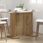 Mesa de comedor madera ingeniería roble artisan 110x60x75 cm en Mesas de cocina y de comedor | Comprar online en Foro24