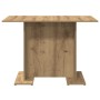 Mesa de comedor madera ingeniería roble artisan 110x60x75 cm en Mesas de cocina y de comedor | Comprar online en Foro24