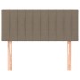 Kopfteil aus taupegrauem Stoff, 90 x 5 x 78/88 cm von , Kopf- und Fußteile - Ref: Foro24-346218, Preis: 40,58 €, Rabatt: %
