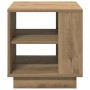 Mesa de centro madera de ingeniería roble artisan 40x40x43 cm en Mesas de centro | Comprar online en Foro24
