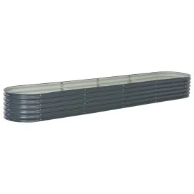 Arriate de acero galvanizado gris 400x80x44 cm de vidaXL, Maceteros y jardineras - Ref: Foro24-45526, Precio: 155,98 €, Descu...