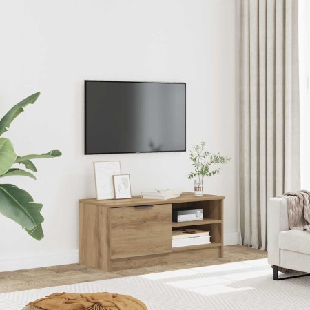 Mueble de TV madera de ingeniería roble artisan 80x35x36,5 cm en Muebles TV | Comprar online en Foro24