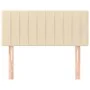 Kopfteil aus cremefarbenem Stoff, 80 x 5 x 78/88 cm von , Kopf- und Fußteile - Ref: Foro24-346205, Preis: 36,30 €, Rabatt: %