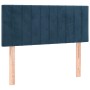 Dunkelblaues Samtkopfteil 90x5x78/88 cm von , Kopf- und Fußteile - Ref: Foro24-346226, Preis: 47,82 €, Rabatt: %