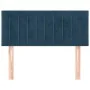 Dunkelblaues Samtkopfteil 90x5x78/88 cm von , Kopf- und Fußteile - Ref: Foro24-346226, Preis: 46,83 €, Rabatt: %