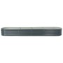 Arriate de acero galvanizado gris 400x80x44 cm de vidaXL, Maceteros y jardineras - Ref: Foro24-45526, Precio: 150,02 €