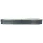 Gray galvanized steel flower bed 400x80x44 cm by vidaXL, Pots and planters - Ref: Foro24-45526, Price: 159,95 €, Discount: %
