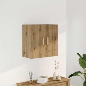 Armario de pared madera de ingeniería roble artisan 60x31x60 cm en Taquillas y armarios de almacenamiento | Comprar online en Fo
