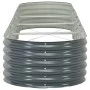 Gray galvanized steel flower bed 400x80x44 cm by vidaXL, Pots and planters - Ref: Foro24-45526, Price: 159,95 €, Discount: %