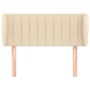 Kopfteil aus cremefarbenem Stoff, 83 x 23 x 78/88 cm von , Kopf- und Fußteile - Ref: Foro24-3117361, Preis: 52,66 €, Rabatt: %