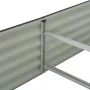 Graues Blumenbeet aus verzinktem Stahl, 400 x 80 x 44 cm von vidaXL, Töpfe und Pflanzgefäße - Ref: Foro24-45526, Preis: 156,4...